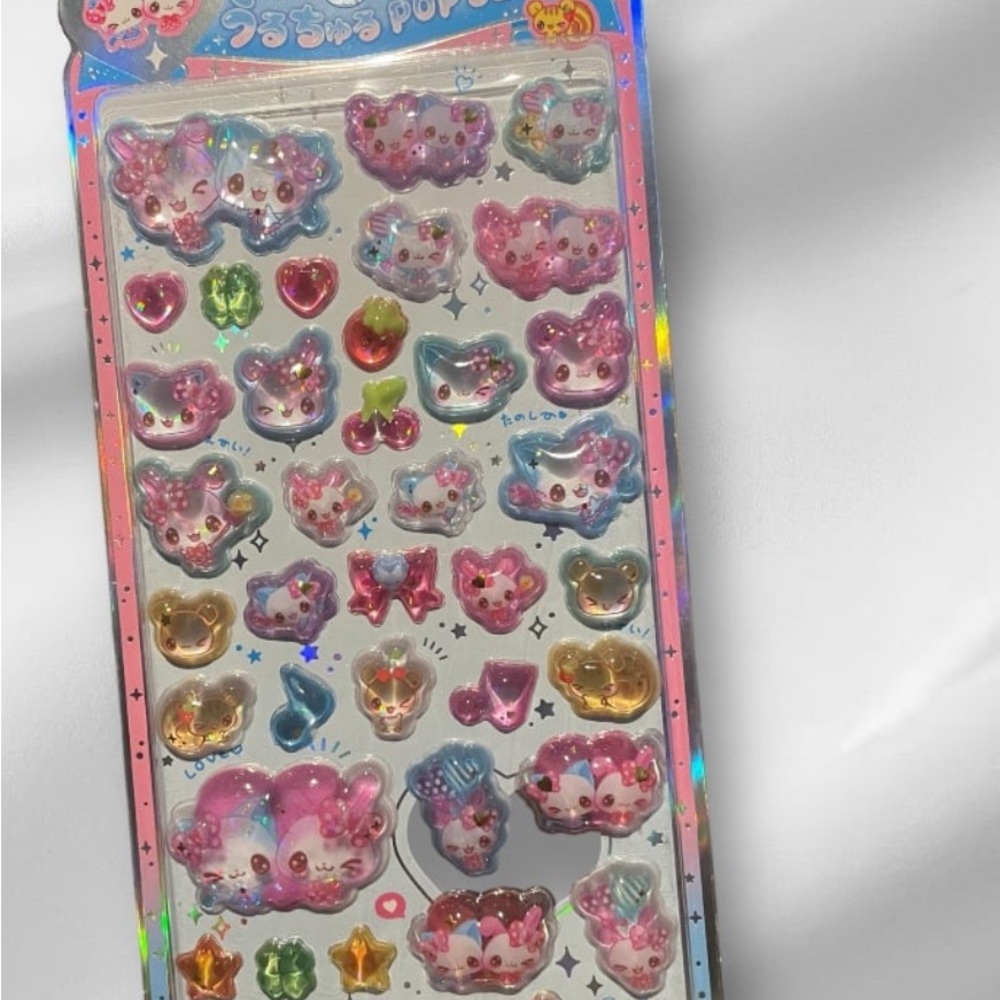 Cute Kawaii Candy Twins Pop Seal Sticker